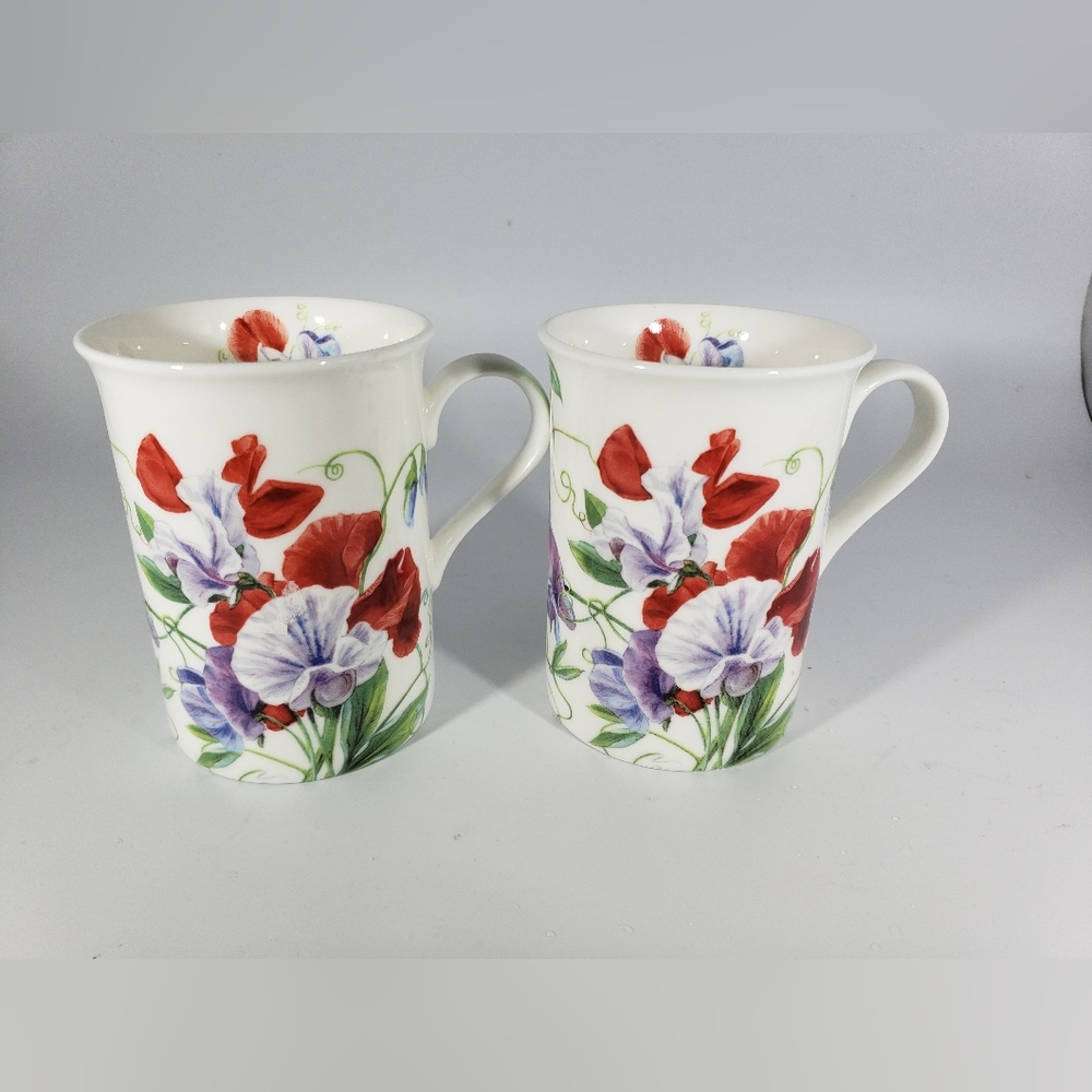Stechol Bone China 10 oz Coffee Tea Cups Mugs